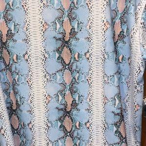 ASOS Dresses - ASOS M TShirt Dress Snakeskin Blue Pink White M ASOS Dresses - ASOS M TShirt Dress Snakeskin Blue Pink White M
